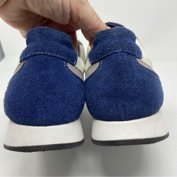 Mens Suede & Leather Sneakers Greca Design - Picture 7 of 16